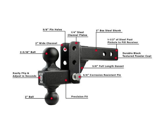 Bulletproof Hitches Ld202 Trailer Hitch Ball Mount||ld202_6.Jpg||91||bphld202||1743550