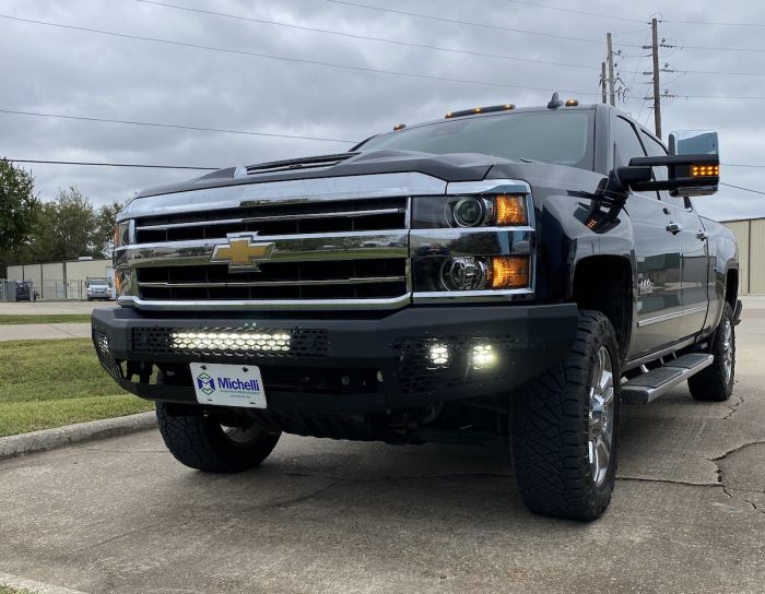 Product of Ranch Hand MFC151BMN Midnight Series Steel Matte Powder Coated Bumper 