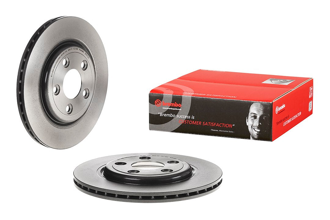 Product of Brembo 09791121C02 Vented 1 Piece Brake Rotor 