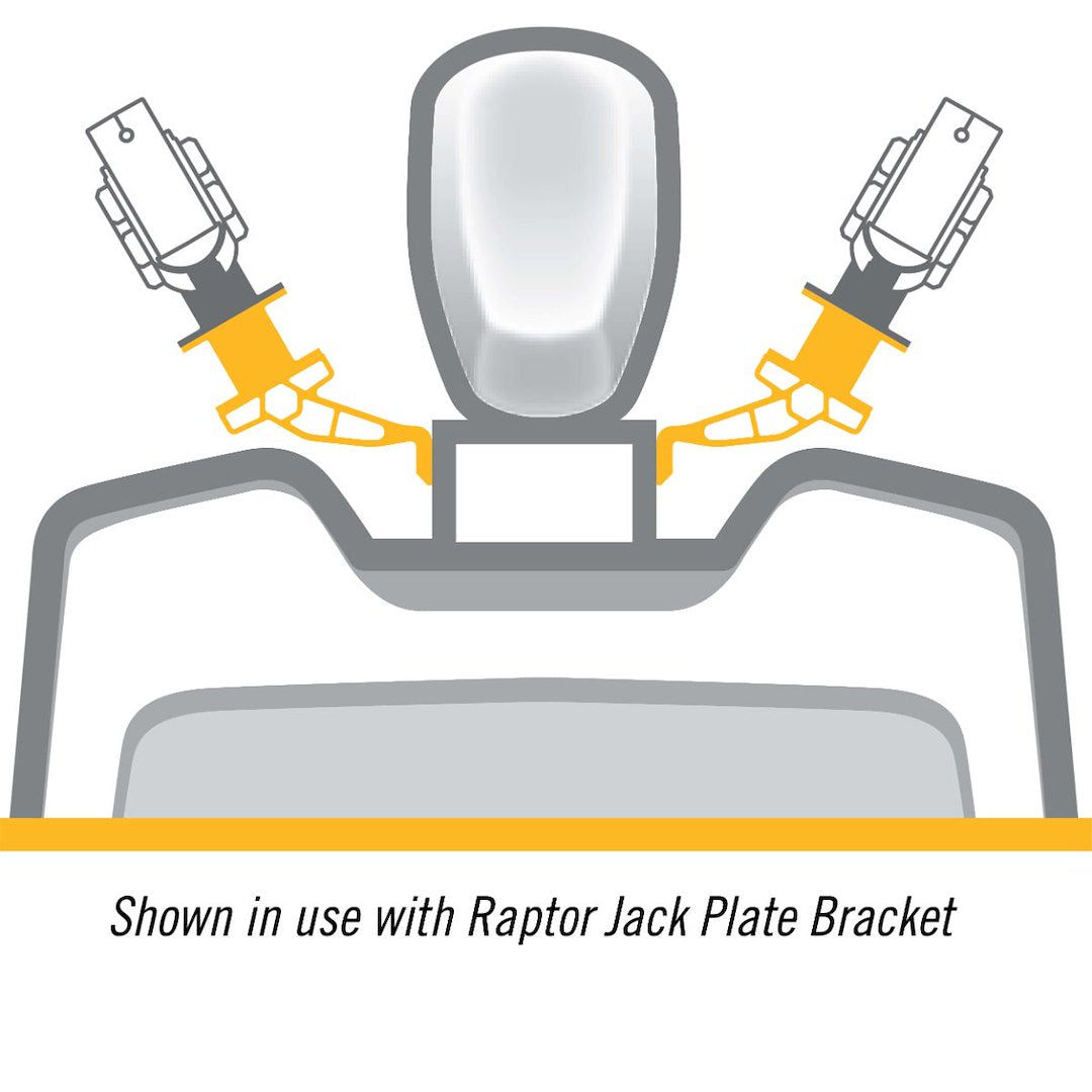 Minn Kota 1810375 Anchor System Mounting Bracket||mk_Raptor_Setbackbracket_Inusediagram.Jpg||88||min1810375||1322016