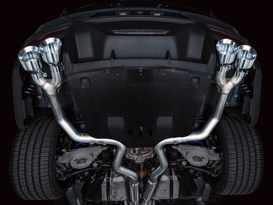 Product of AWE Tuning 3020-42375 Track Edition Cat-Back System Dual Exhaust System Kit 