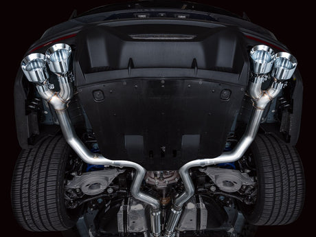 Product of AWE Tuning 3020-42375 Track Edition Cat-Back System Dual Exhaust System Kit 