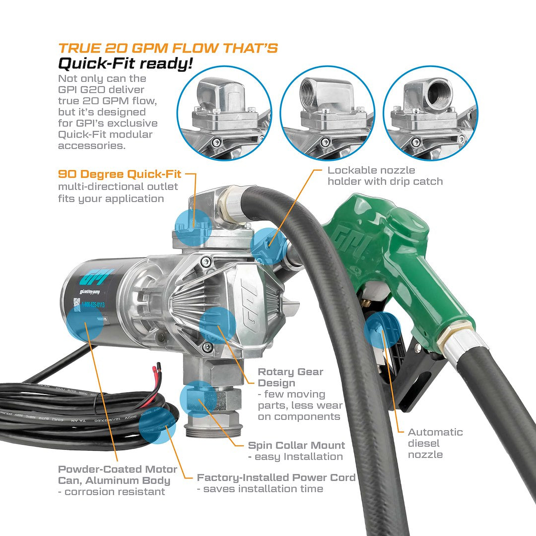 Product of Gpi (Great Plains) 162000-03 Liquid Transfer Tank Pump