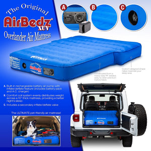 Airbedz By Pittman Outdoors Ppi-Blu_Xuv Rear Seat Air Mattress||ppi-Blu_Xuv_Specs And Callouts_1500x1500.Jpg||93||abzppibluxuv||1527084