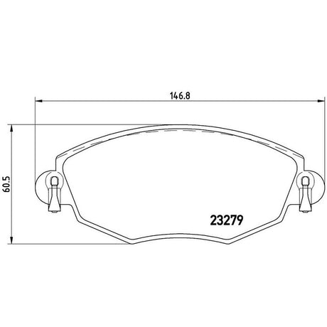Product of Brembo P24060 Brake Pad - Set Of 4 
