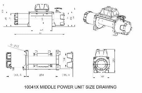 Product of Bulldog Winches 10041 8000 Pound Trailer Winch 