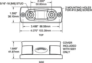 Blue Sea 5001-Bss Fuse Block||5001.Jpg||86||b6z5001bss||1638534