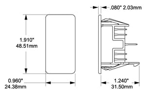 Blue Sea 8278-Bss Power Distribution Box Plug||||86||b6z8278bss||2006441