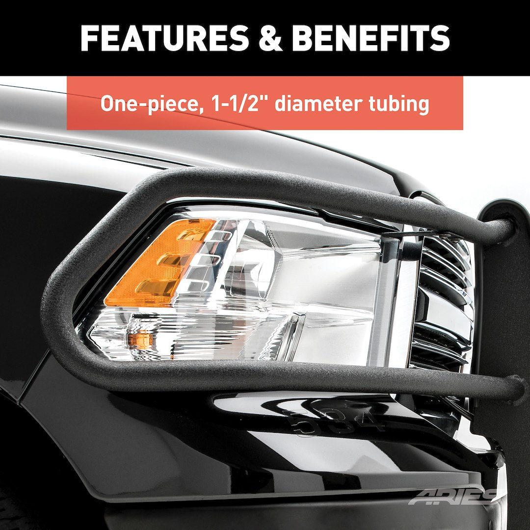 Product of Aries P1053 Grille Guard Black Textured Powder Coated 