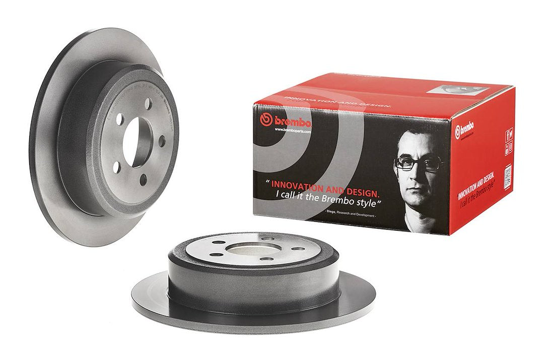 Product of Brembo 08B52911C02 Solid 1 Piece Brake Rotor 