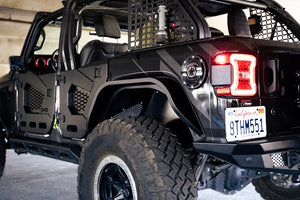 Dv8 Offroad Fdjl-07 Fender Flare||2018-2023_Jeep-Wrangler-Jl-Slim-Fender-Flares_Installed-5.Jpg||95||dv8fdjl07||1627545