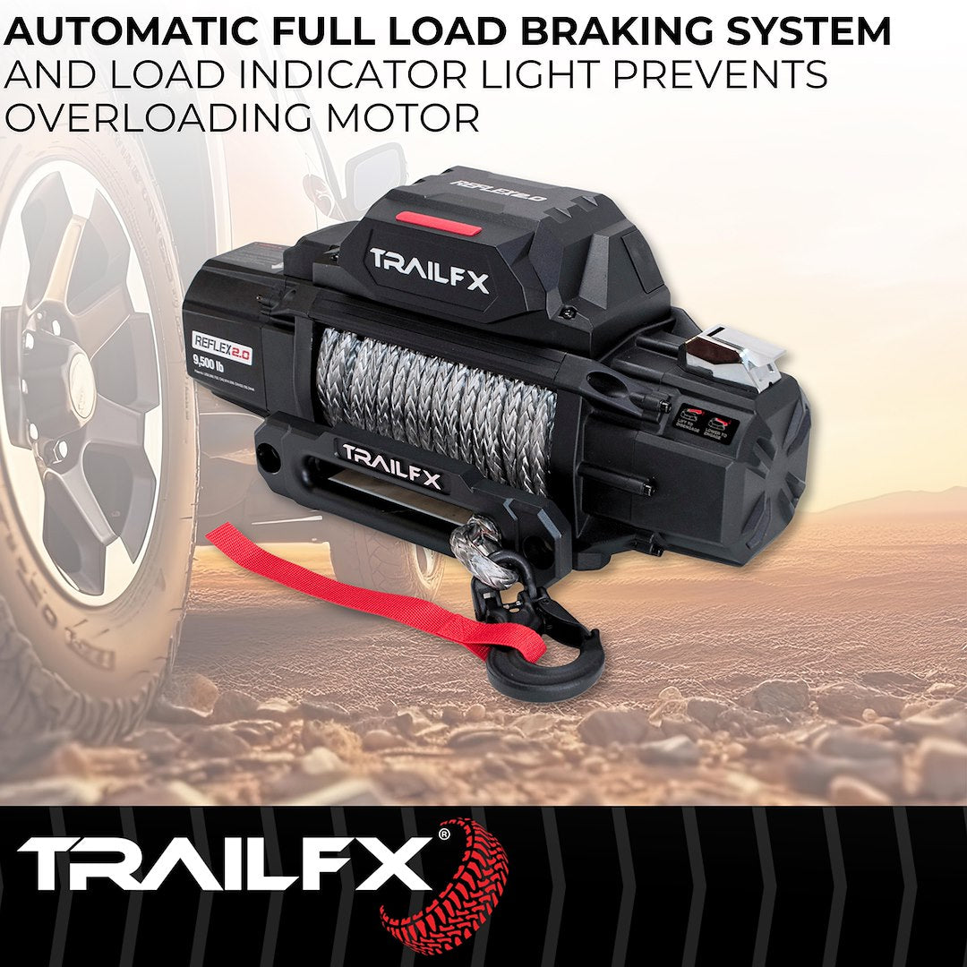 Product of TrailFX WRS295B 9500 Pound Vehicle Recovery Winch 