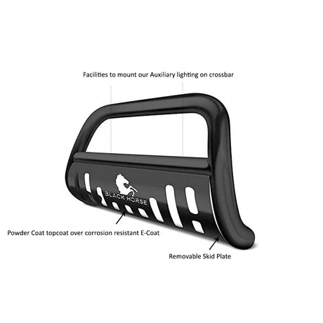 Product of Black Horse Offroad CBB-FOE2011SP Bull Bar  with skid plate 