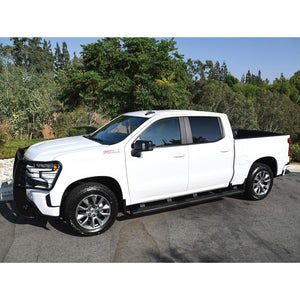 Product of Westin Automotive 28-534685 Black Powder Coated Oval Nerf Bar - Truck Wheel To Wheel 