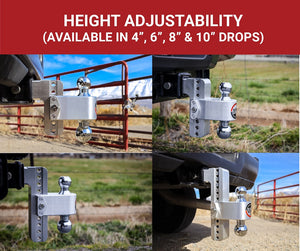 Product of Weigh Safe CTB8-2 2 Inch Receiver Trailer Hitch Ball Mount 