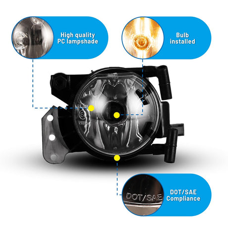 Product of Winjet CFWJ-0161-C Driving/ Fog Light 