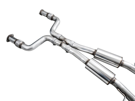 Product of AWE Tuning 3020-33400 Track Edition Cat-Back System Dual Exhaust System Kit 