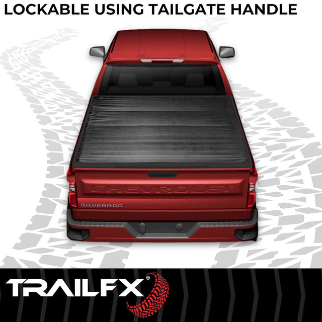 Product of TrailFX TFX Soft Rolling Soft Roll-Up TFX1201 Tonneau Cover 