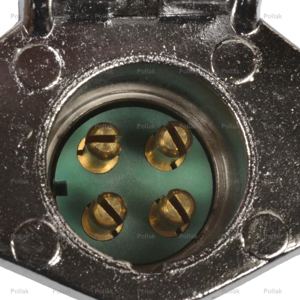 Product of Pollak 11-410 Trailer/ Vehicle End 4 Round Trailer Wiring Connector 