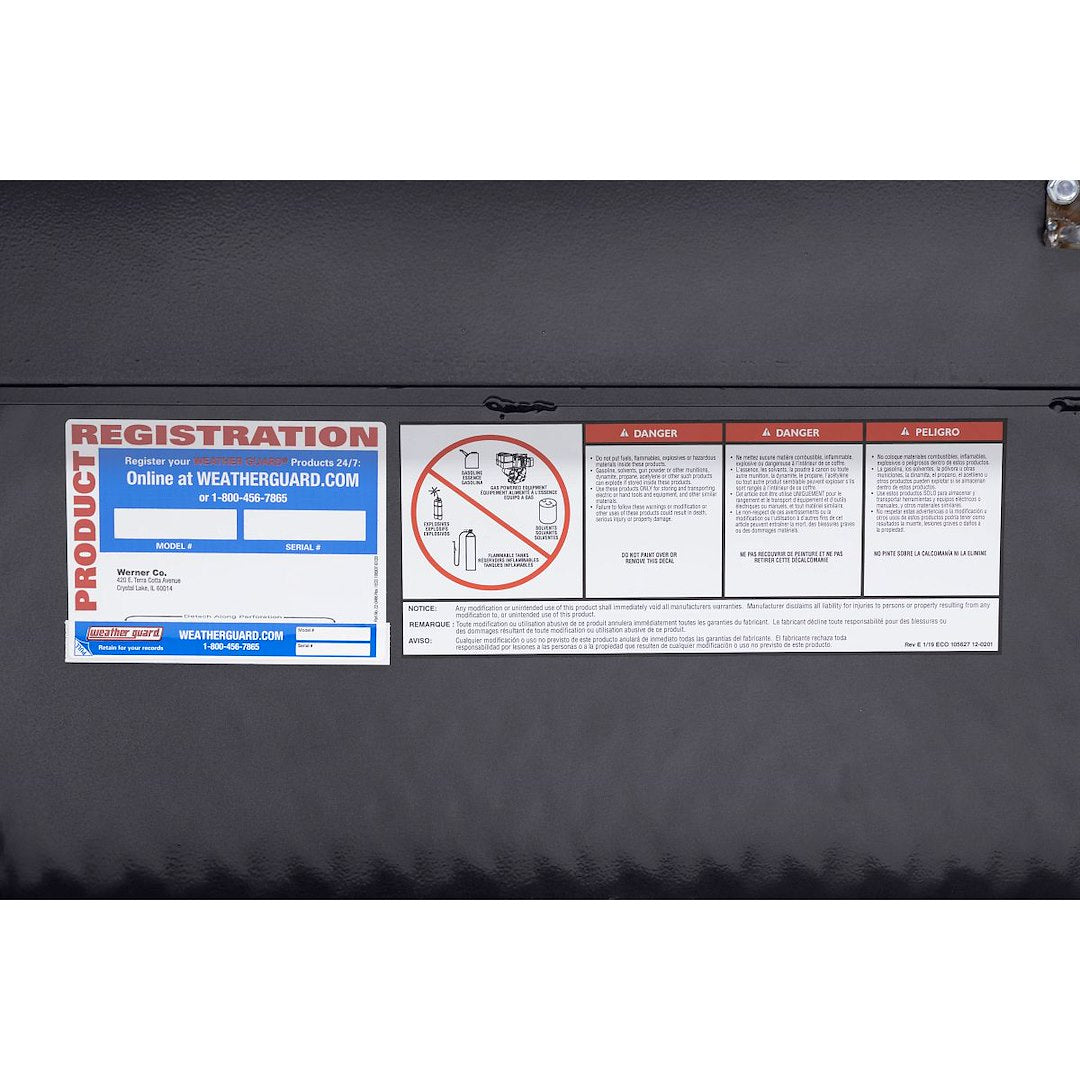 Product of Weather Guard (Werner) 180-6-04 Low Profile Toolbox 