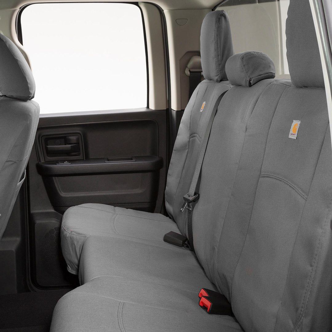 Product of Covercraft GTT1091CAGY Carhartt® PrecisionFit® Carhartt Gravel Duck Weave Fabric Seat Cover 