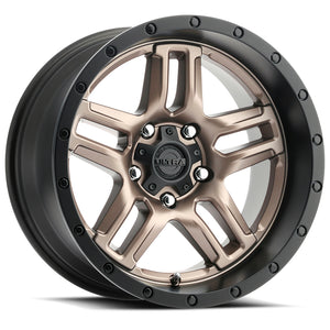 Product of Ultra Wheel 20x9 Bronze With Black Lip Wheel - 5x5.00 Bolt Pattern 
