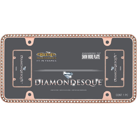 Cruiser 18000 License Plate Frame||18000_P01-Diamondesque_Rose_Gold-Inpack.Jpg||86||c3418000||1708424