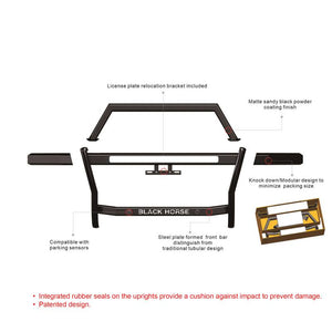 Black Horse Offroad Rag315 Grille Guard||rag315_7.Jpg||92||blkrag315||1718539