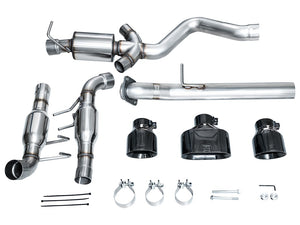 Product of AWE Tuning 3020-53472 Track Edition Cat-Back System Single Exhaust System Kit 