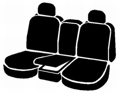 Product of Fia TRS49-38 BLACK Wrangler Black Saddleblanket Seat Cover 