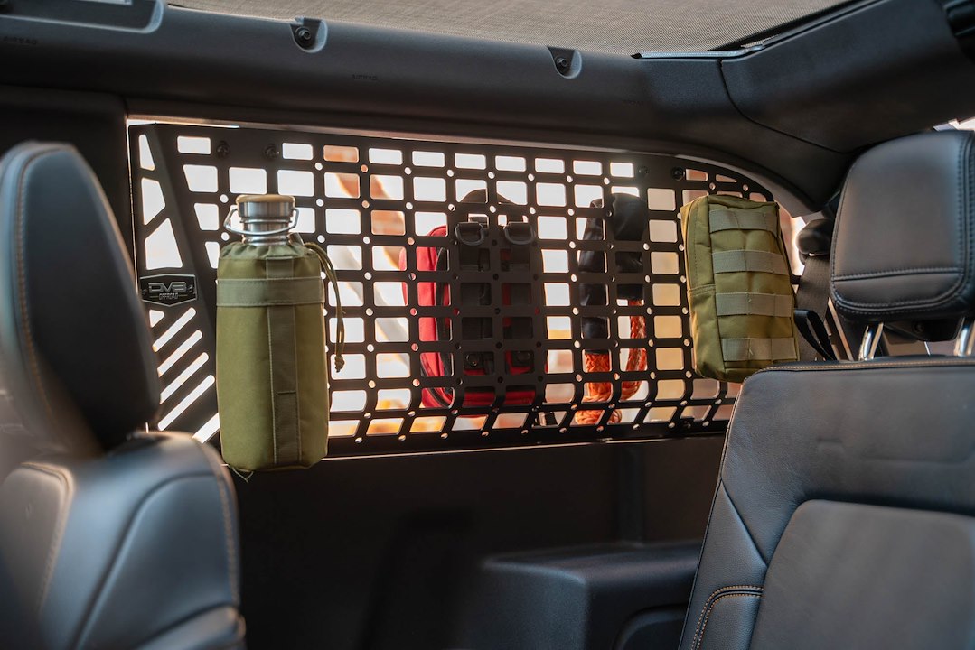Dv8 Offroad Mpbr-12 Molle Cargo Panel||ford-Bronco-2-Door-Rear-Window-Pocket-Molle-Panels-Installed-2.Jpg||91||dv8mpbr12||1687438