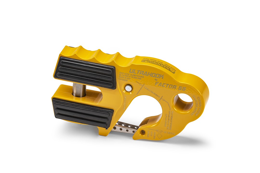 Factor 55 00250-03 Winch Clevis Hook||00250-03_Ultrahook_Yellow.Jpg||85||fac0025003||1713396