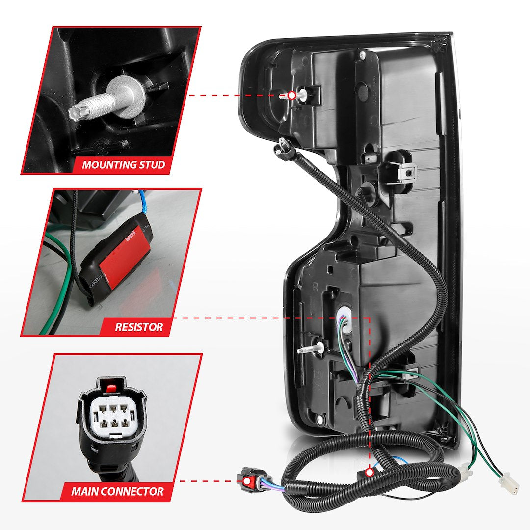 Product of ANZO USA 311415 Tail Light Assembly 