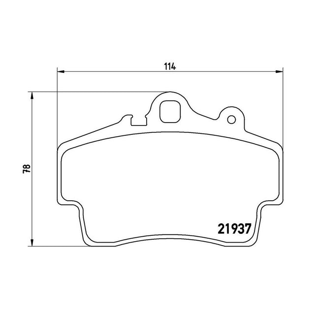Product of Brembo P65007 Brake Pad - Set Of 4 
