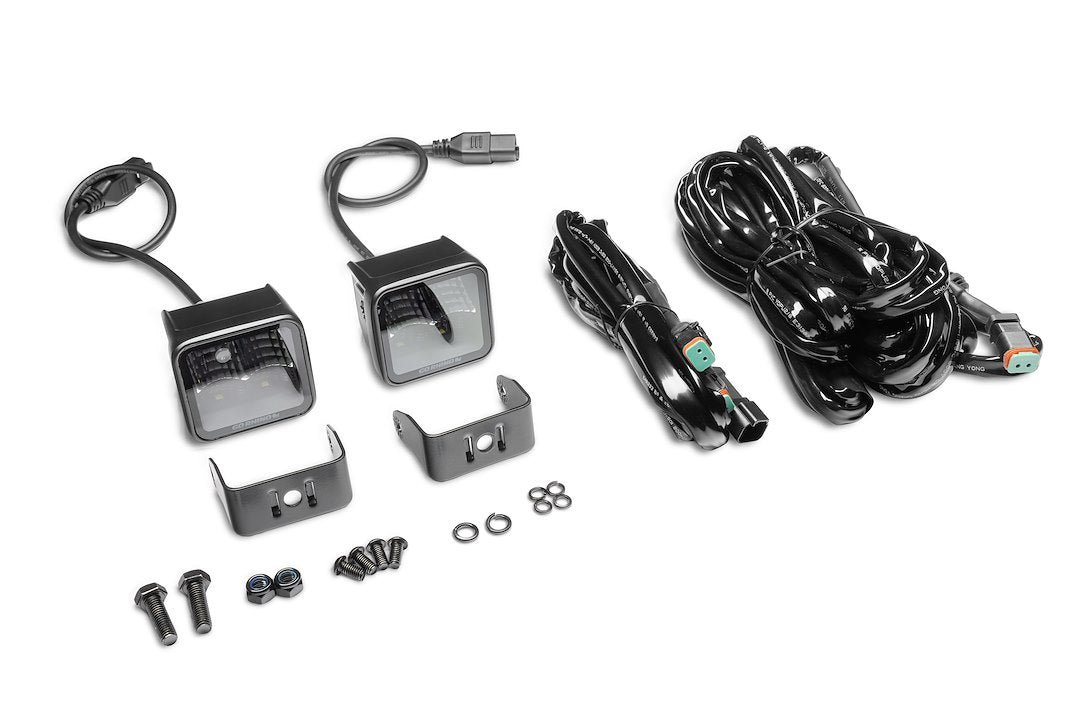 Go Rhino 750200321fcs Driving/ Fog Light||go-Rhino-Blackout-Series-2x2-750200321fcs-Onwhite-352.Jpg||90||g260200321fcs||1297951