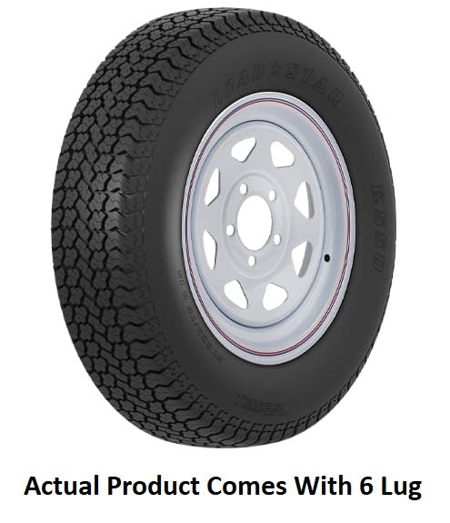 Americana Tire And Wheel 3s879 Tire/ Wheel Assembly||k558_White With Stripes_6 Lug.Jpg||85||amw3s879||1277534