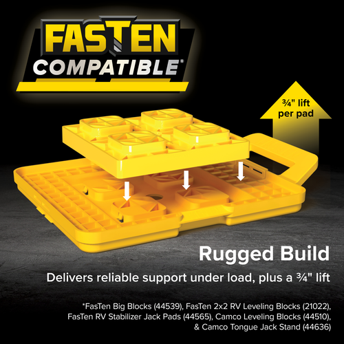 Camco 44540 Trailer Stabilizer Jack Stand Pad||44540_17.Png||95||c1w44540||2240784