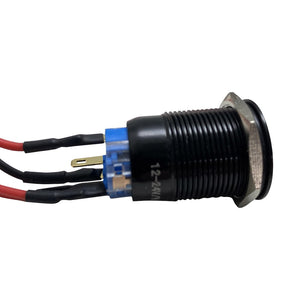 Race Sport Lighting Rs-B19mm-Ledb Push Button Switch||||87||rslb19mmledb||1916687