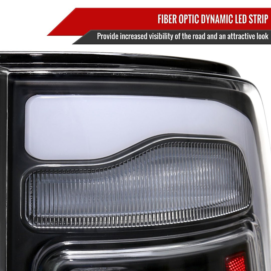 Product of Spec-D Tuning LT-RAM13JMLED-SQ-RS Tail Light Assembly 