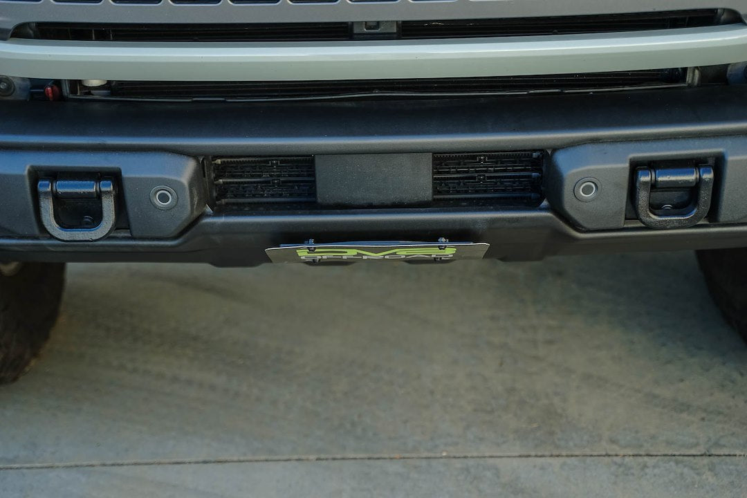 Dv8 Offroad Lpbr-05 License Plate Relocation Kit||bronco-Capable-Bumper-Slanted-Front-License-Plate-Mount_Installed_5.Jpg||95||dv8lpbr05||1628071