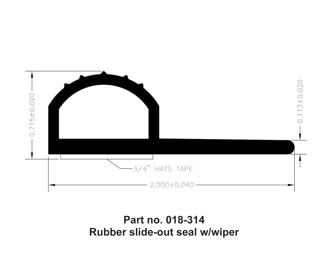Ap Products 018-314 Slide Out Seal||018-314_1.Jpg||86||a1w018314||988796