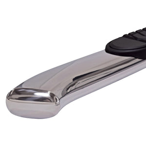 Product of TrailFX A7072S TFX 5" Oval Bent Side Bars Nerf Bar With Surface Steps 