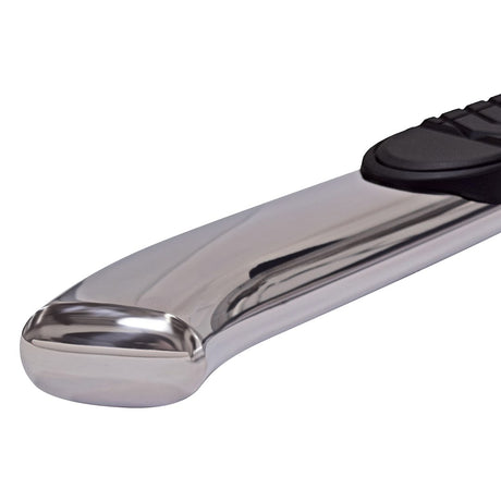 Product of TrailFX A7072S TFX 5" Oval Bent Side Bars Nerf Bar With Surface Steps 