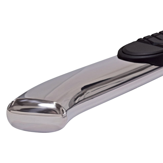 Product of TrailFX A7072S TFX 5" Oval Bent Side Bars Nerf Bar With Surface Steps 