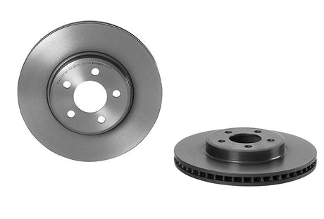Product of Brembo 09A40211C02 Vented 1 Piece Brake Rotor 