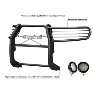 Black Horse Offroad 17a096402ma-Plfb Grille Guard||17a096402ma-Plfb.Jpg||85||blka096402lfb||2468987