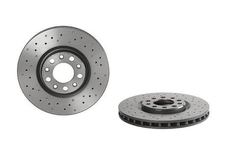 Product of Brembo 0993632XC02 Xtra Vented Cross Drilled 1 Piece Brake Rotor 