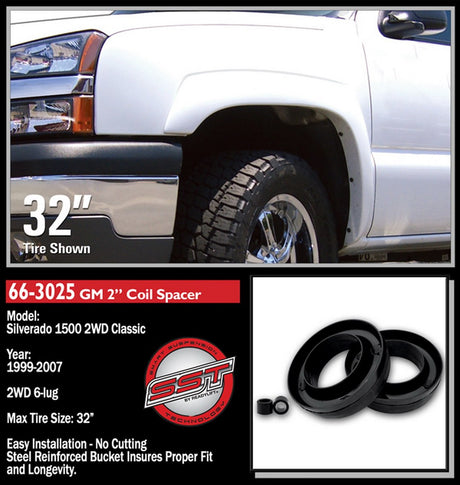 Product of ReadyLIFT 66-3025 Leveling Kit Suspension 2 Inch Lift Coil Spring Spacer 
