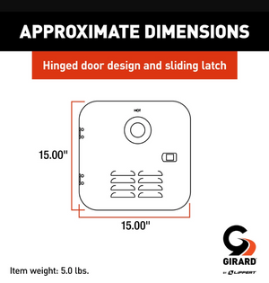 Lippert Components 2022107536 Water Heater Access Door||2022107536_1.Png||86||m6v2022107536||1774311