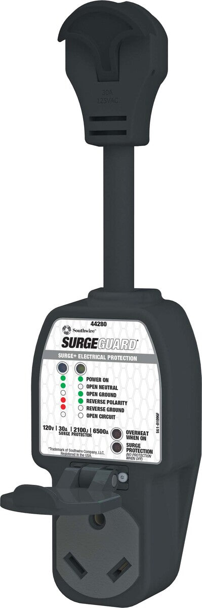 Product of SouthWire Corp. 44280 120 Volt 30 Amp Surge Protector 